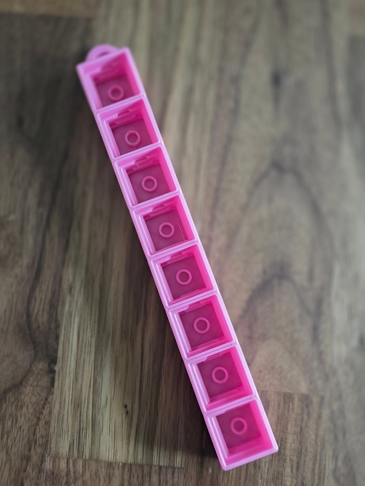 Clicker base met sleutelhanger (8 vakjes)