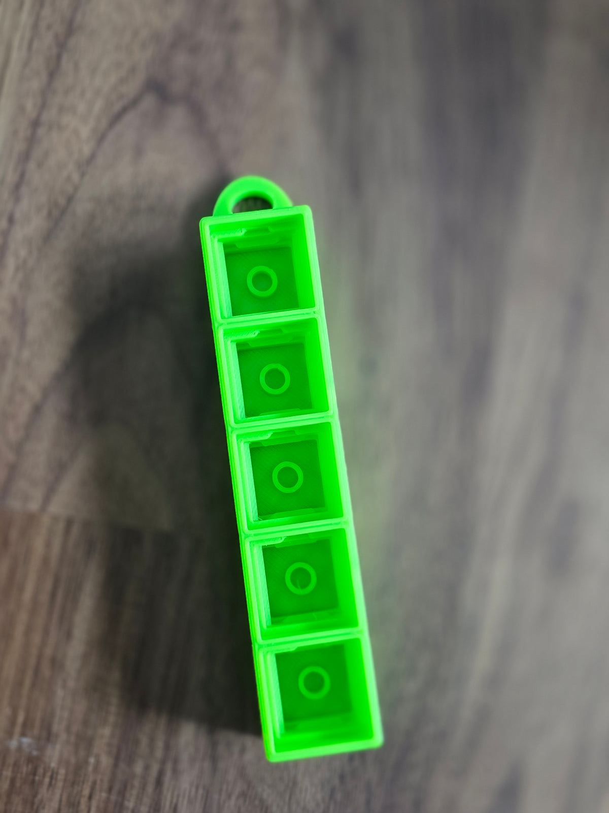 Clicker base met sleutelhanger (5 vakjes)