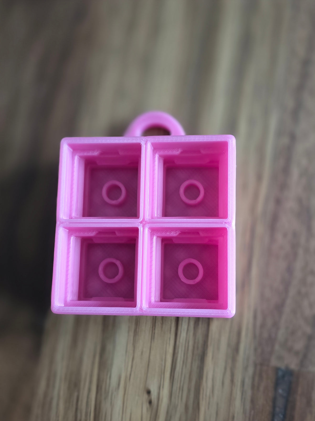 Clicker base met sleutelhanger (4 vakjes box)