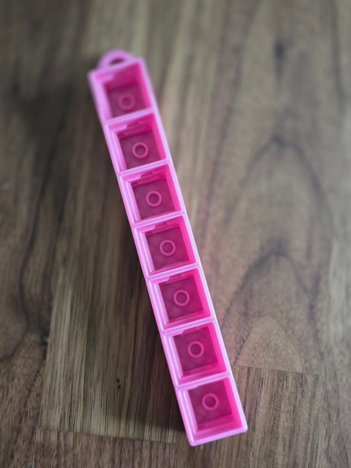 Clicker base met sleutelhanger (7 vakjes)