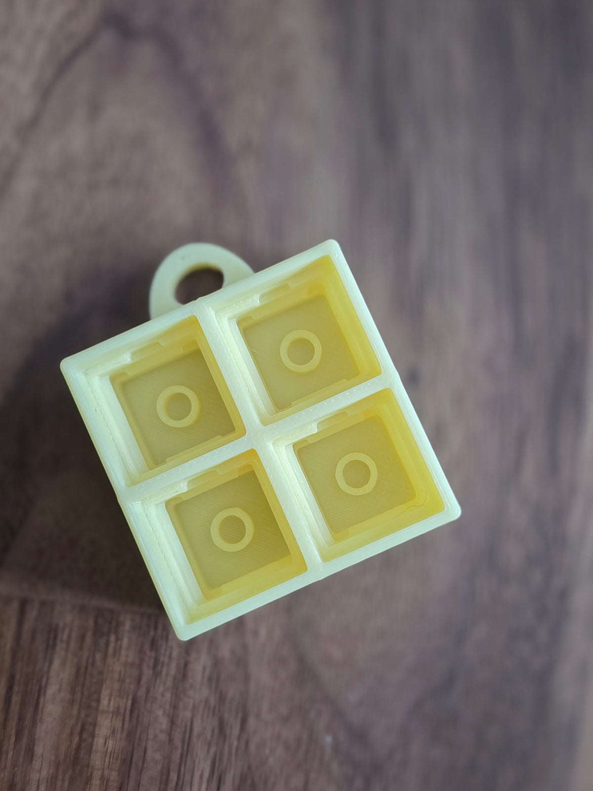 Clicker base met sleutelhanger (4 vakjes box)