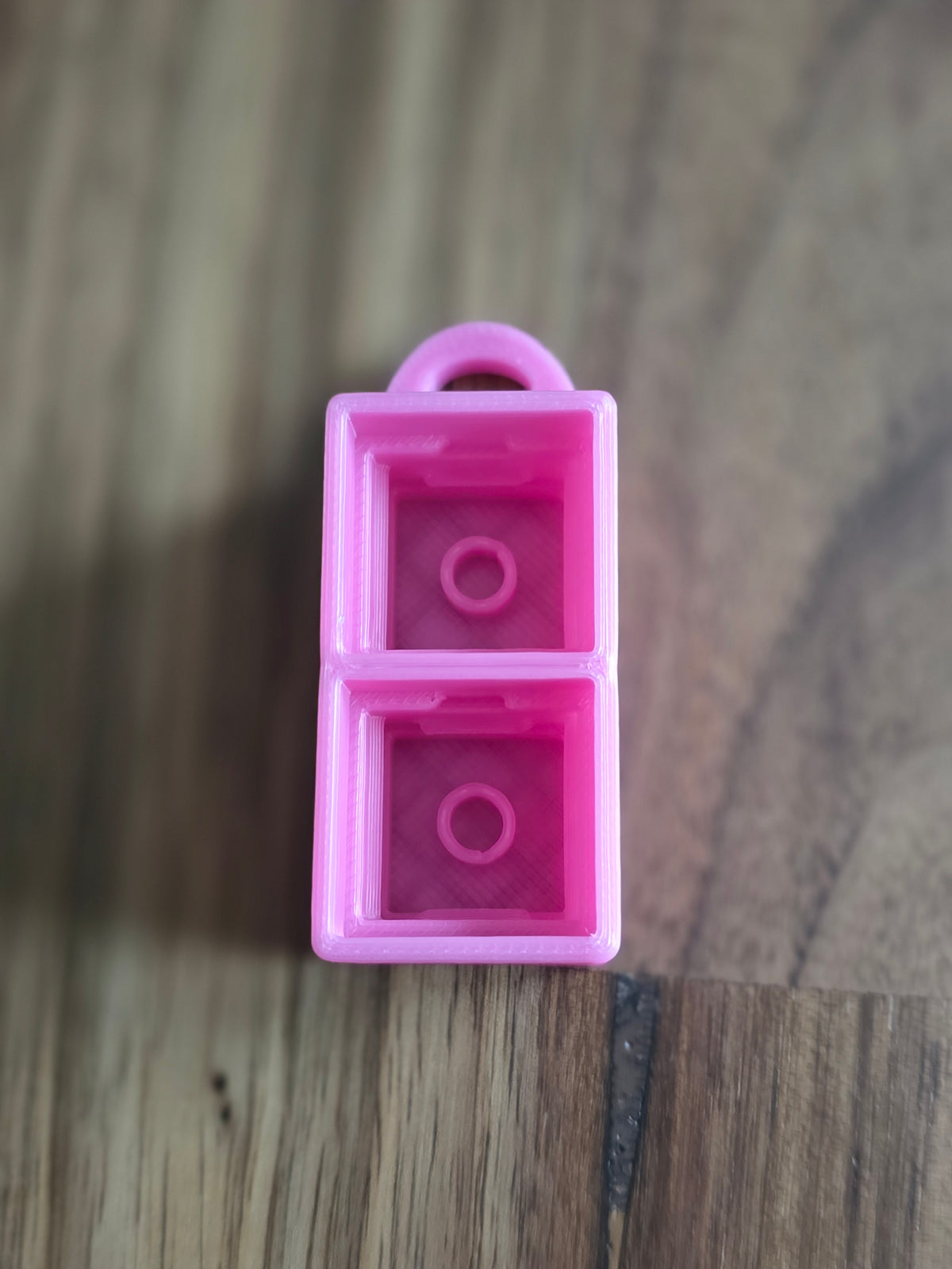 Clicker base met sleutelhanger (2 vakjes)
