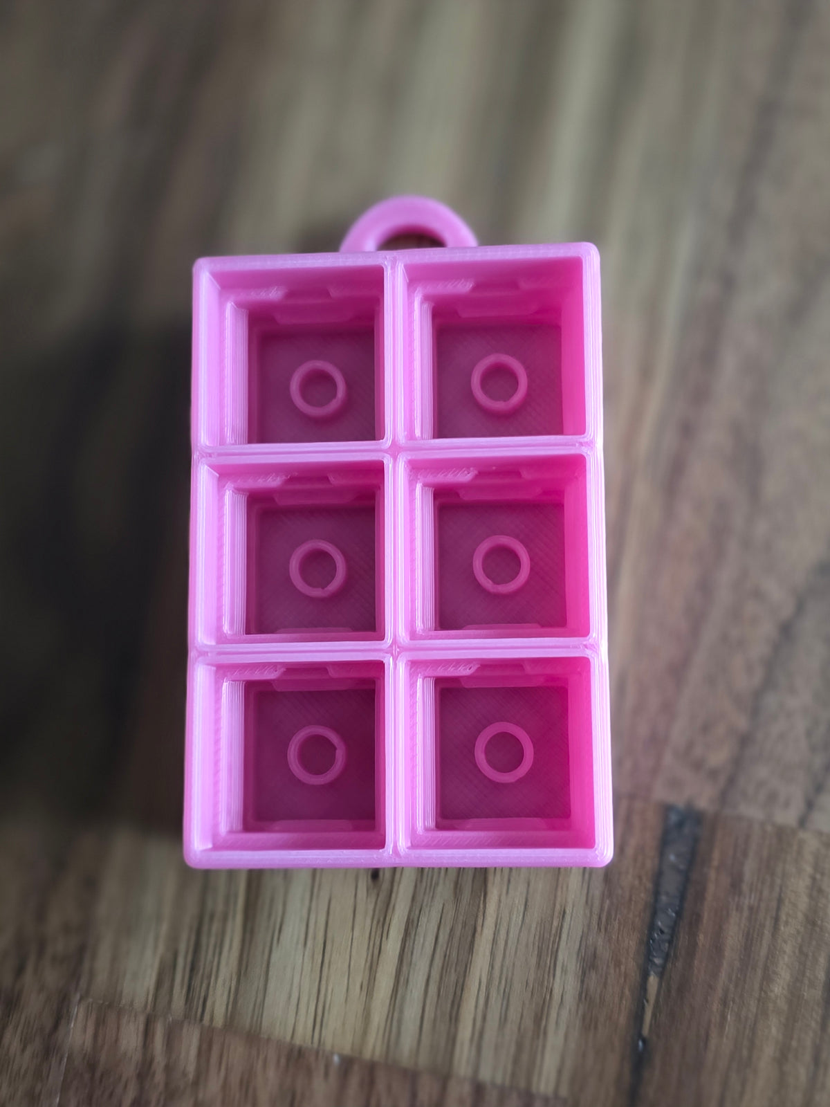 Clicker base met sleutelhanger (6 vakjes box)