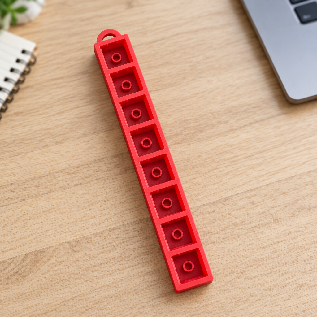 Clicker base met sleutelhanger (1  tot 9 vakjes)