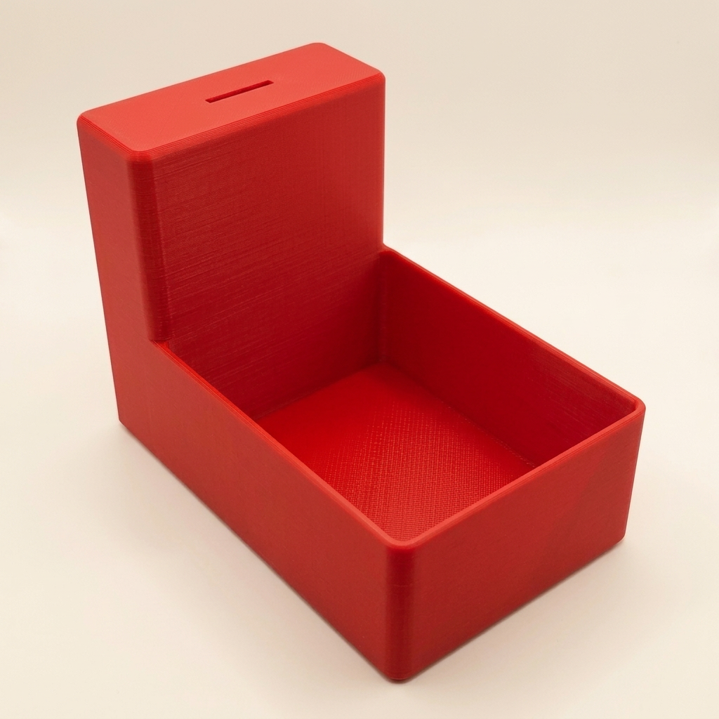 Rode displaybox zonder deksel