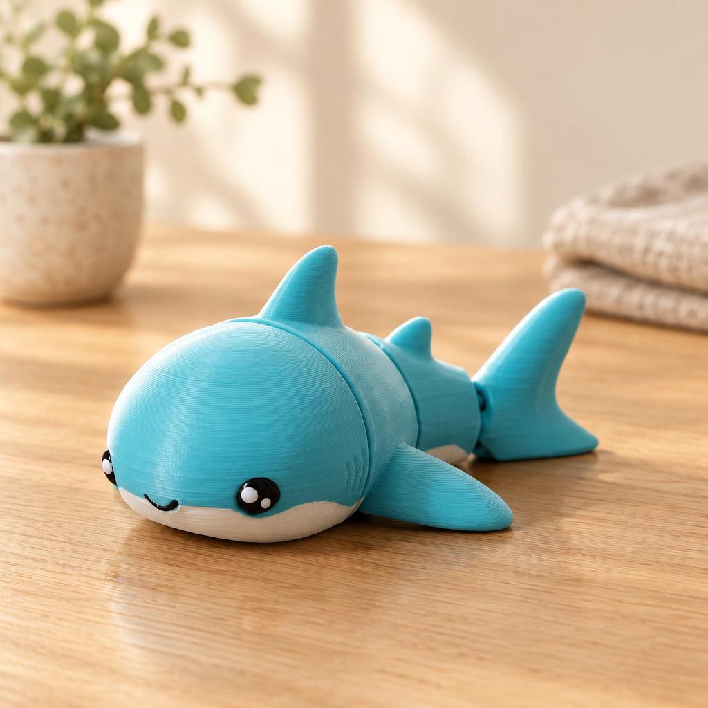 Haai met flexibele staart toy