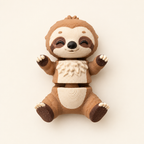 Toy op warm gebroken witte achtergrond
