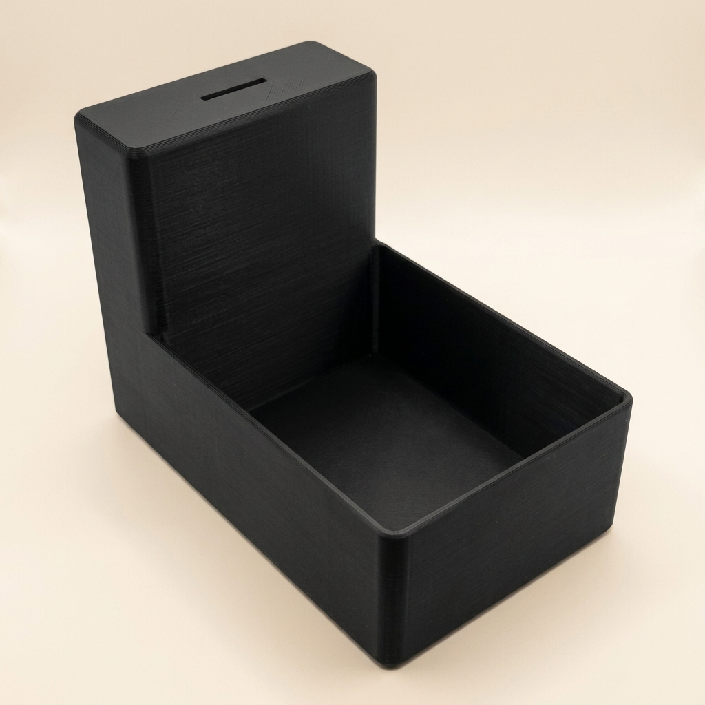 Zwarte displaybox zonder deksel